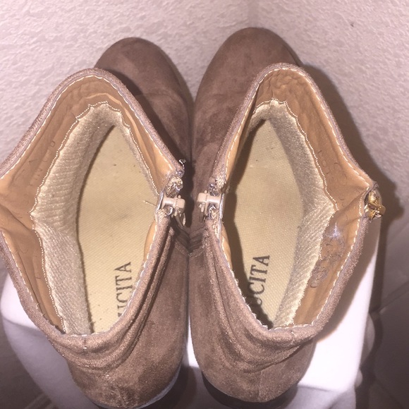 Lucita Faux Suede Booties - Picture 6 of 8